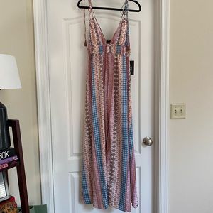 Lulu’s Tie-Strap Maxi Dress, Size L
